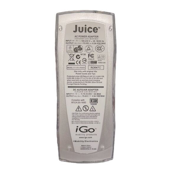 iGo Juice PS0055 AC Power Adapter With All Cables - Picture 6 of 8